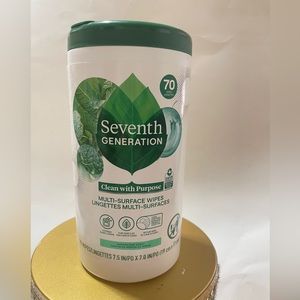 Pack of 3 Seventh Generation Multi-Surface Disinfect Wipes.